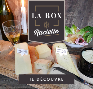 La box de fromages à raclette de la Crèmerie Royale